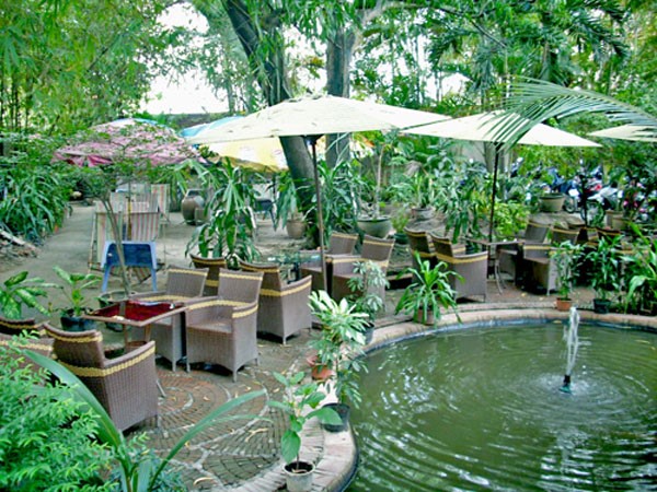 Hòa mình với thiên nhiên-Thiết kế quán cà phê sân vườn